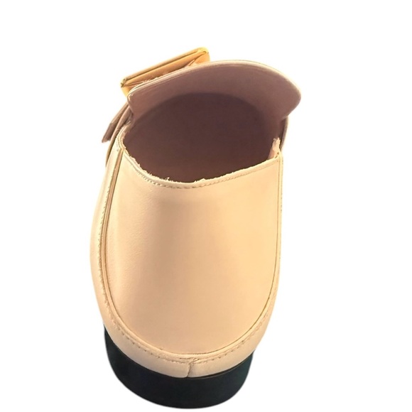 Bally Women’s Janelle Buckled Leather Loafers | Color: Bone (EU 38.5; NWT & Box) - Picture 11 of 16